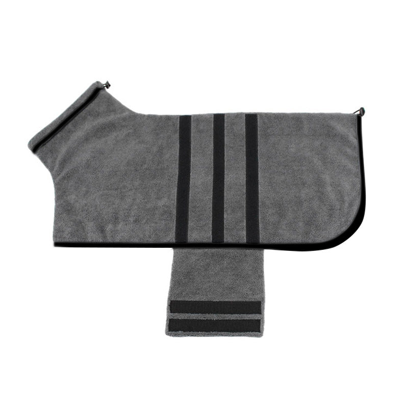 Dog Bathrobe Pet Bath Cat Towel