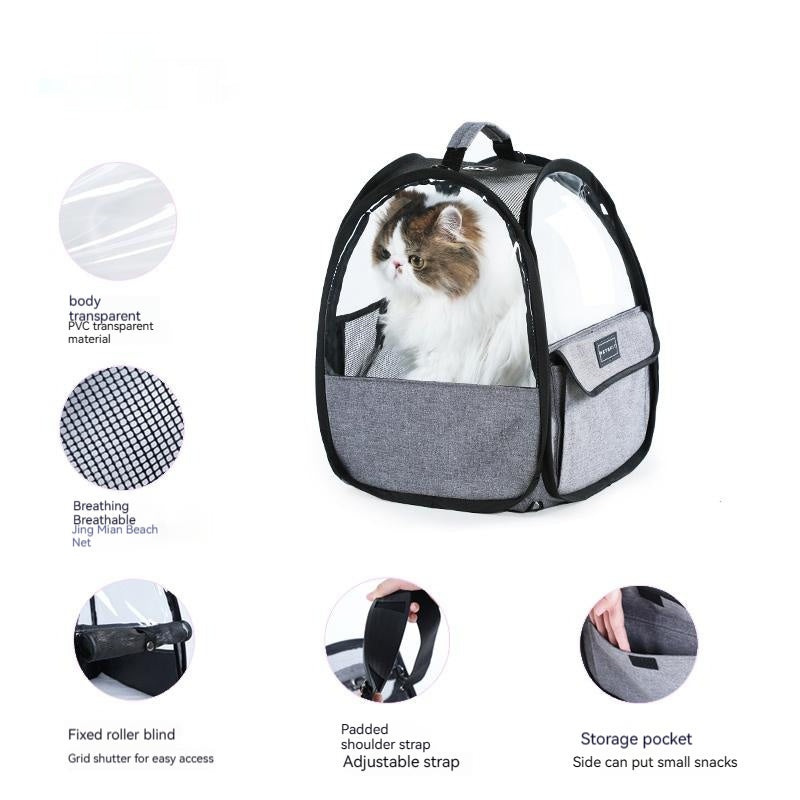 Pet Suitable Transparent Hand Cat Bag