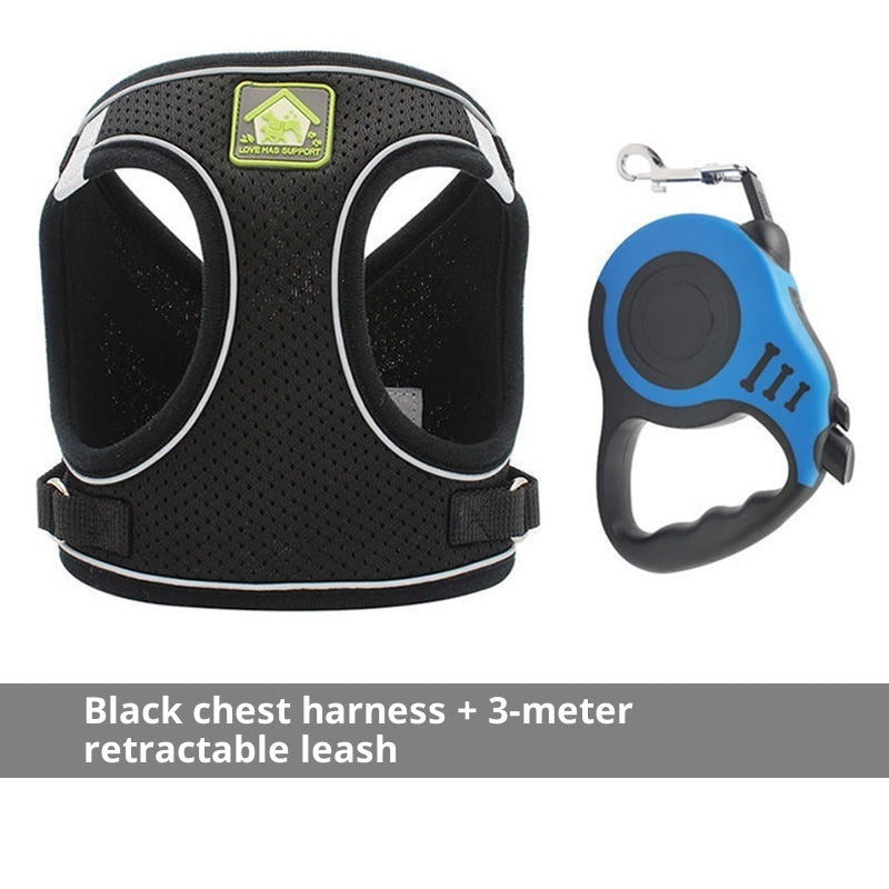 Breathable Cat Walking Leash Anti-escape Vest