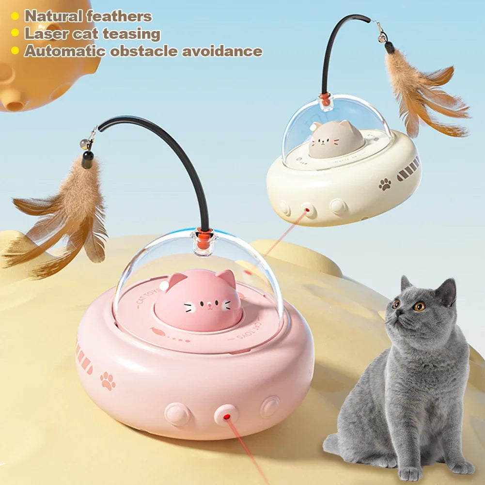Smart Teaser Cat Toy Electric UFO