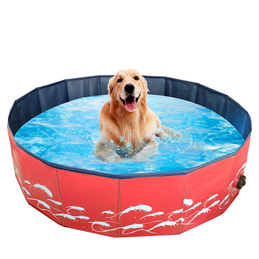 Foldable Dog Pool Pet Bath Swimming Tub