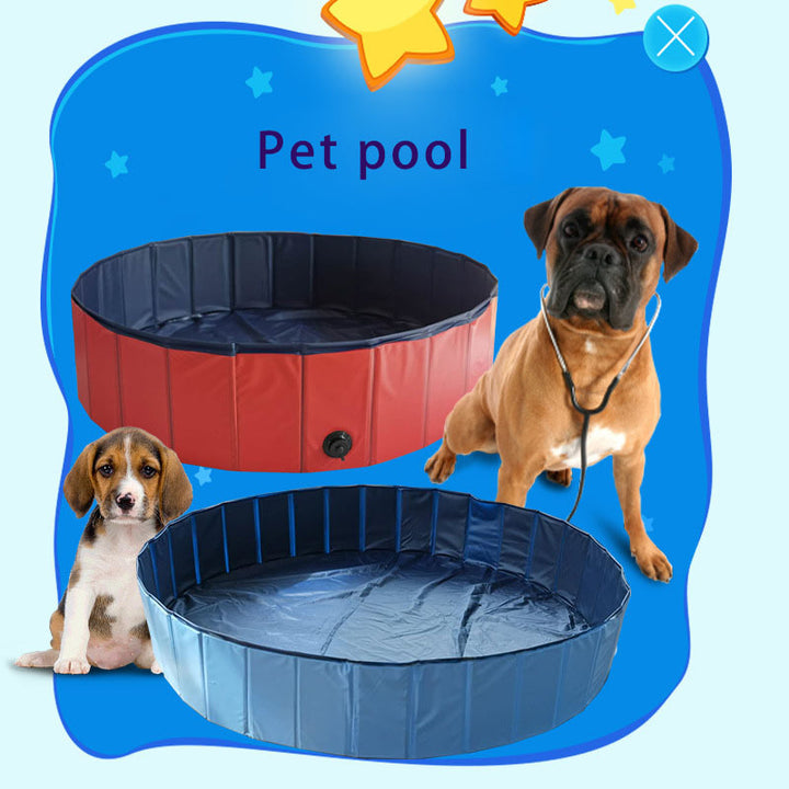 Pet Pool Foldable Dog Cat Bathtub