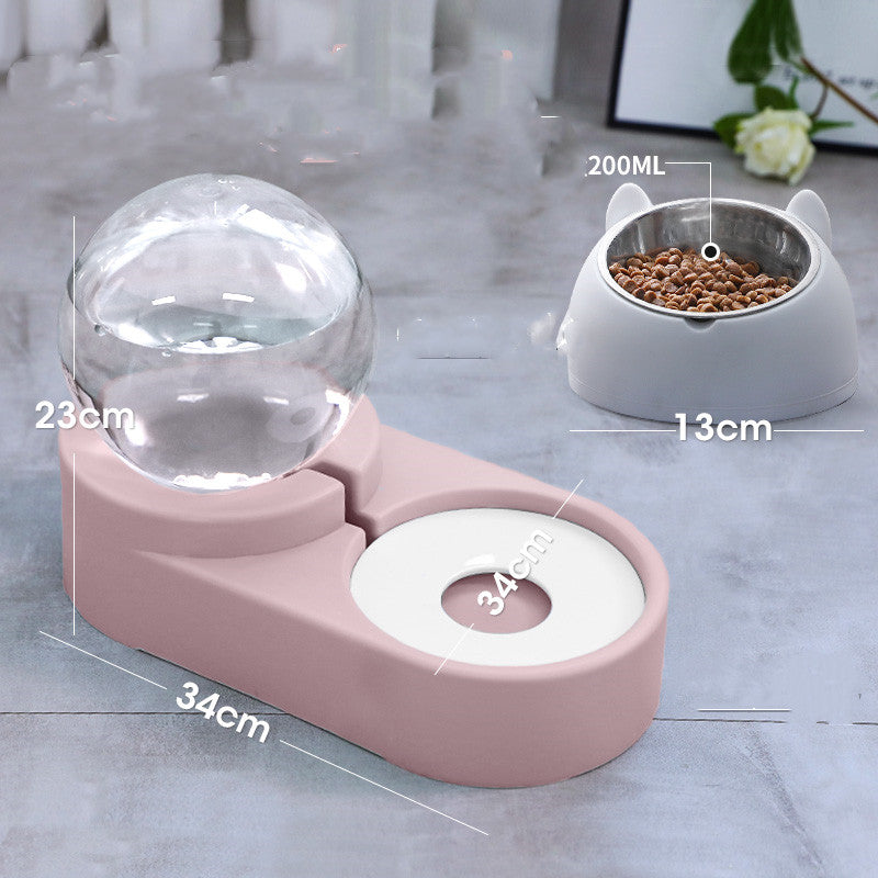 Kitten Water Drinking Bowl Feeding Container