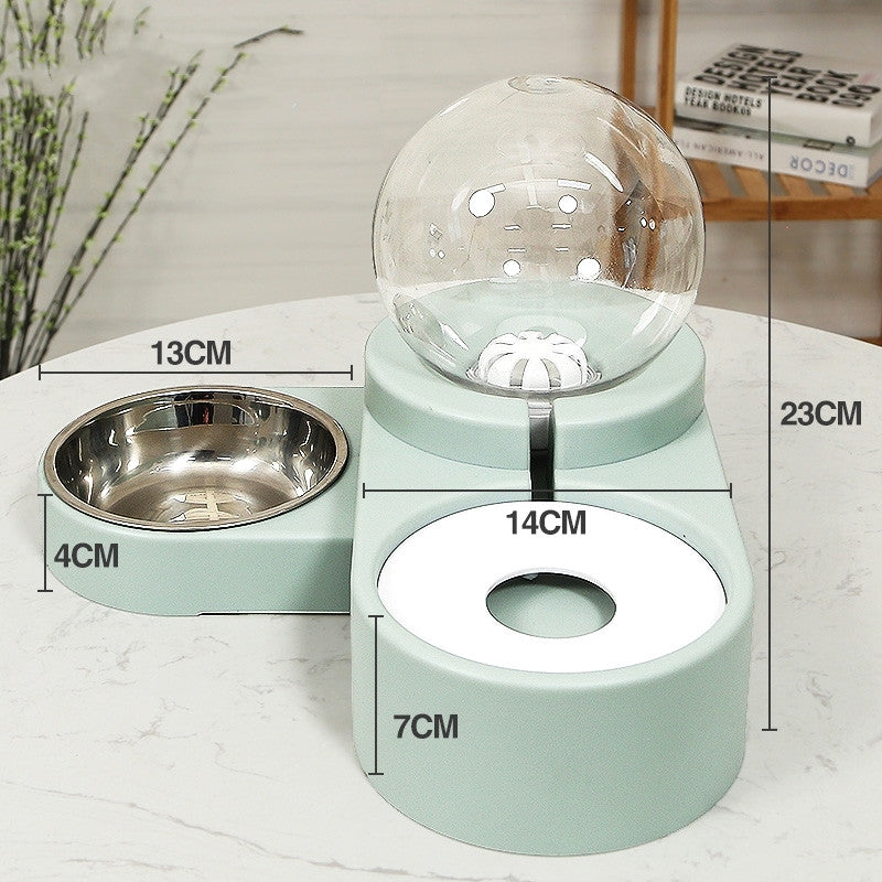 Kitten Water Drinking Bowl Feeding Container
