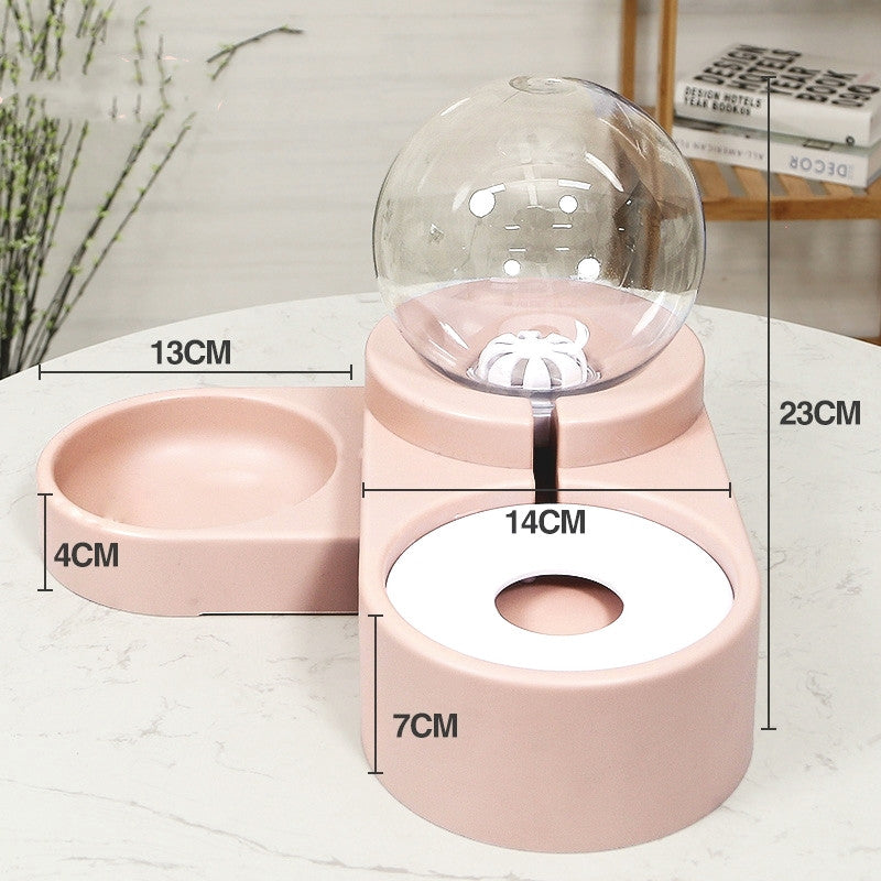 Kitten Water Drinking Bowl Feeding Container
