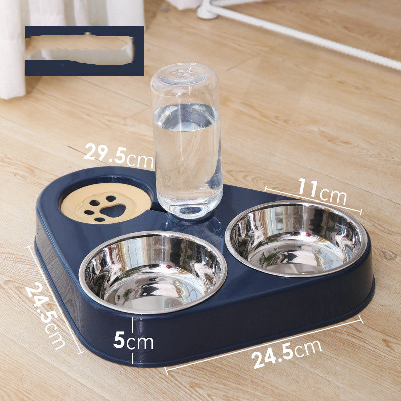 Automatic Drinking Dog Food Bowl