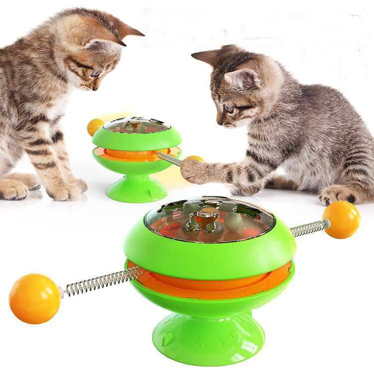 Rotatable Cat Toys Supplies With Catnip