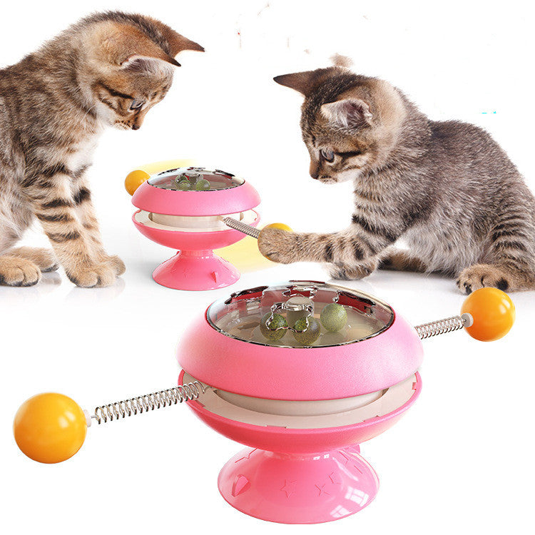 Rotatable Cat Toys Supplies With Catnip