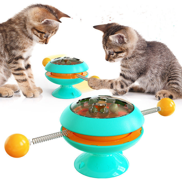 Rotatable Cat Toys Supplies With Catnip