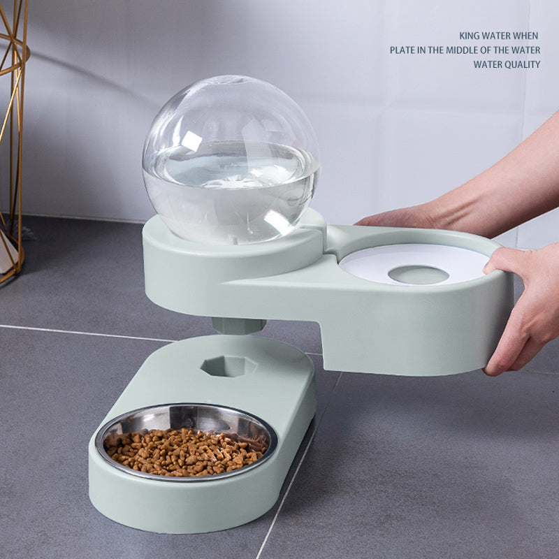 Kitten Water Drinking Bowl Feeding Container