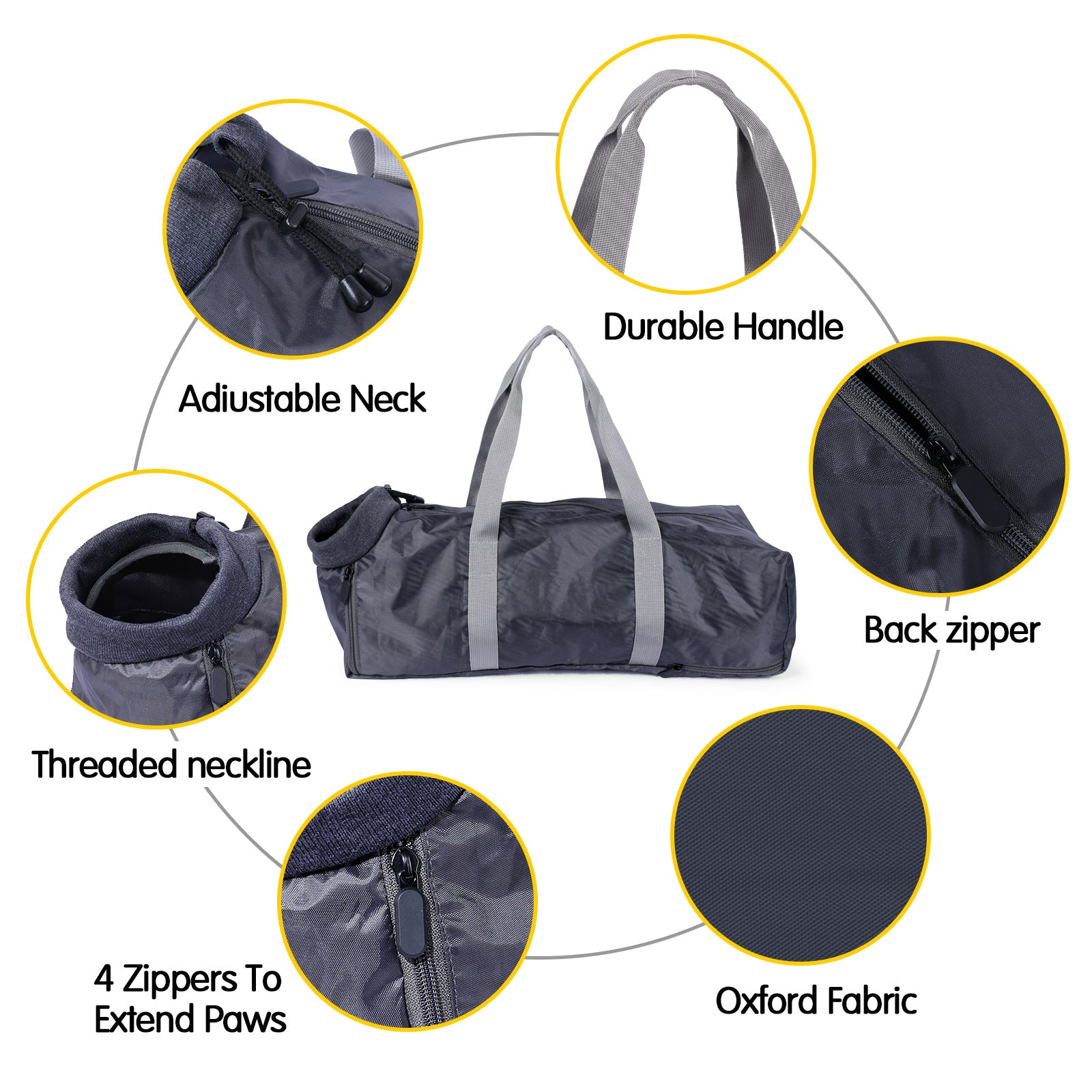 Double Lined Anti Scratch And Bite Pet Bags