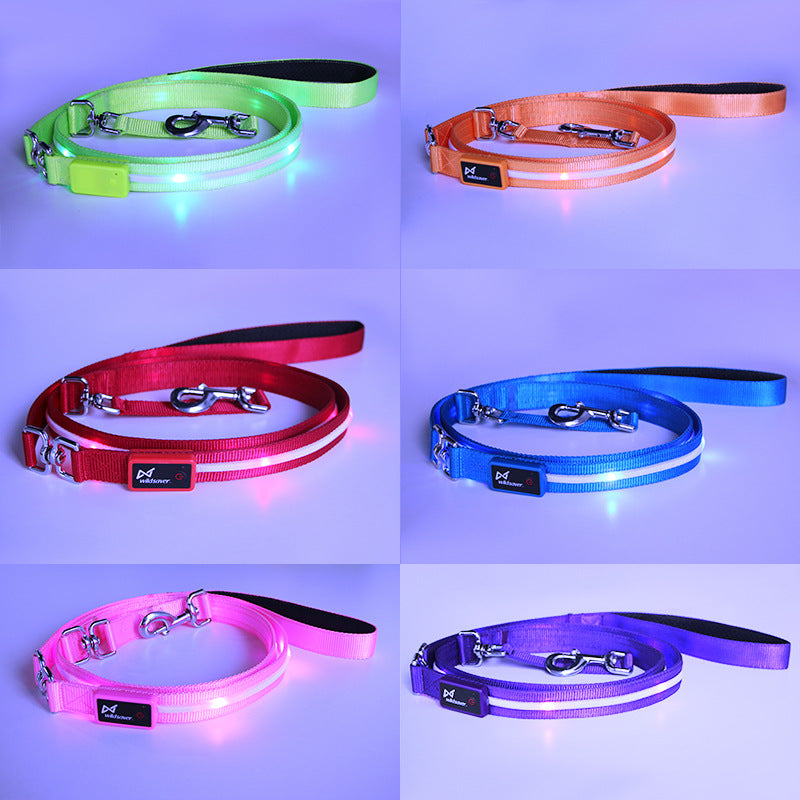 LED USB Charging Luminous Pet Leash