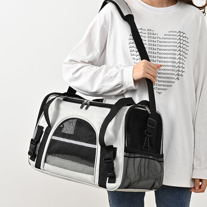 One Shoulder Diagonal Cross Pet Box