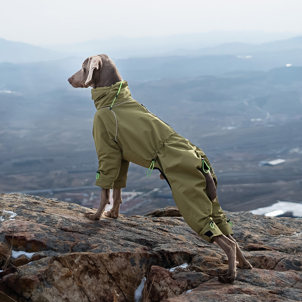 Four-leg Shell Jacket Windproof