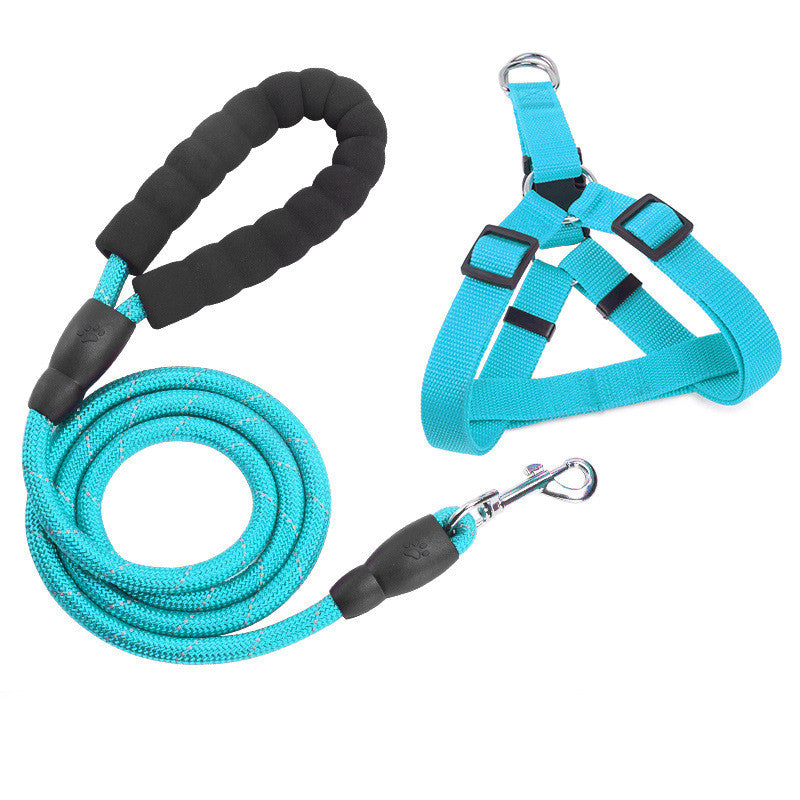Reflective Pet Dog Leash Collar Set
