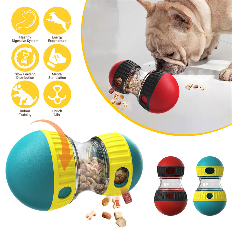 Food Dispensing Dog Toy Tumbler Leaky Food