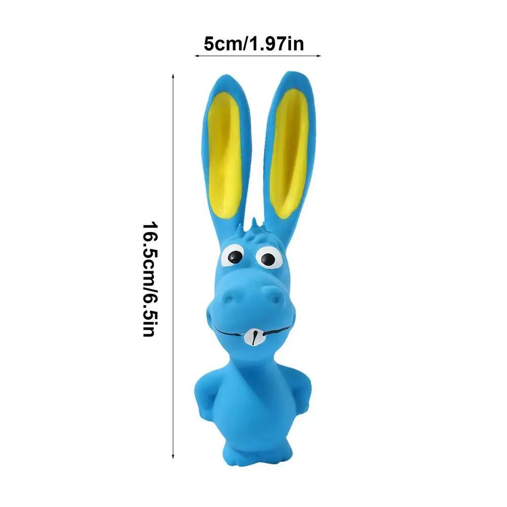 Pet Latex Toys Hippo Squeaky Toys