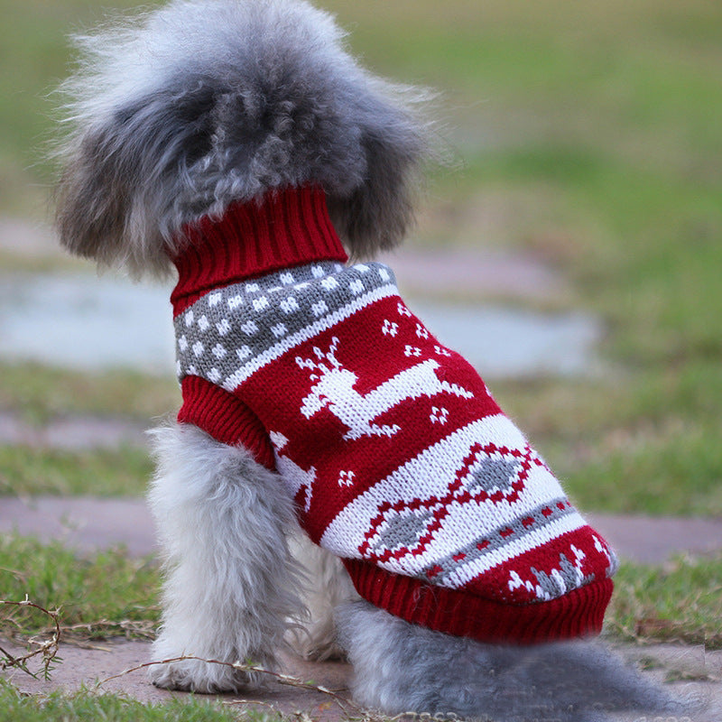 Christmas Turtleneck Knitting Sweater