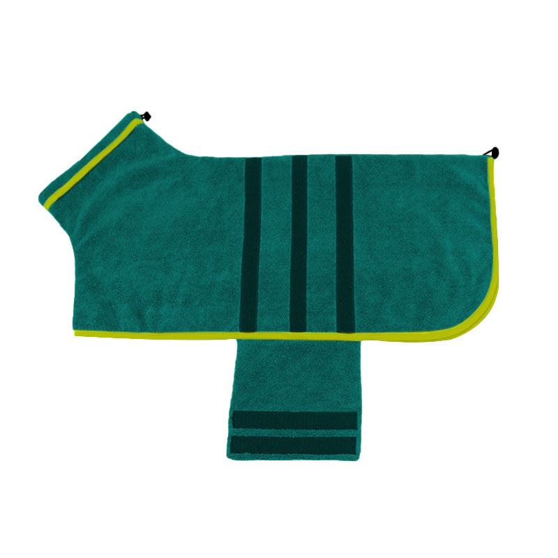 Dog Bathrobe Pet Bath Cat Towel