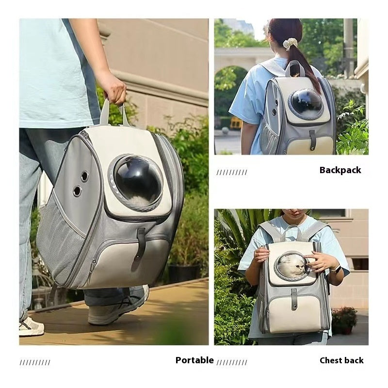 Outing Carry Bag Breathable Backpack For Pets