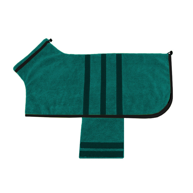 Dog Bathrobe Pet Bath Cat Towel