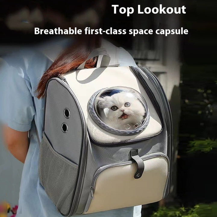 Outing Carry Bag Breathable Backpack For Pets