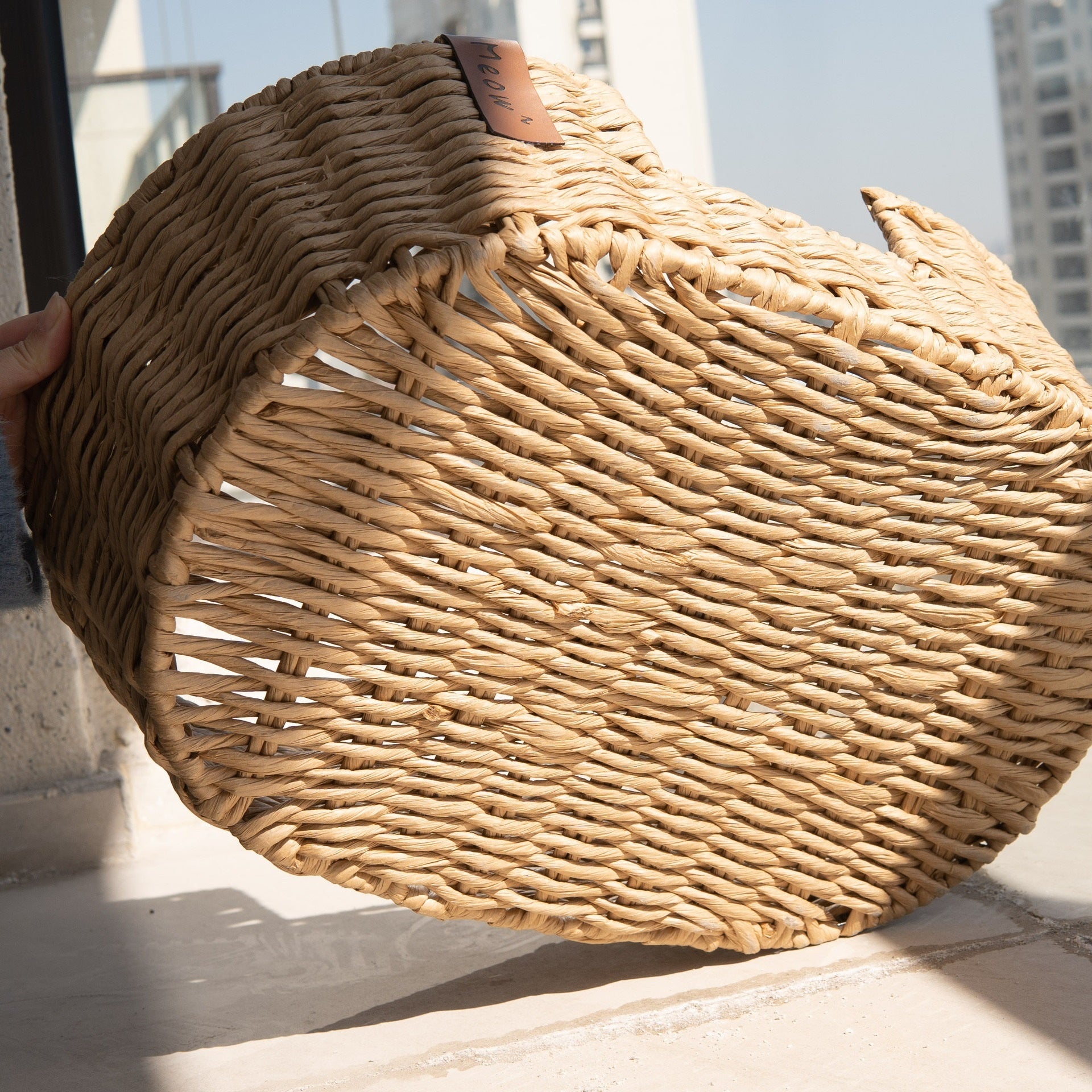 Hand-woven Rattan Basket Pet Nest