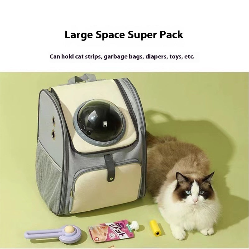 Outing Carry Bag Breathable Backpack For Pets