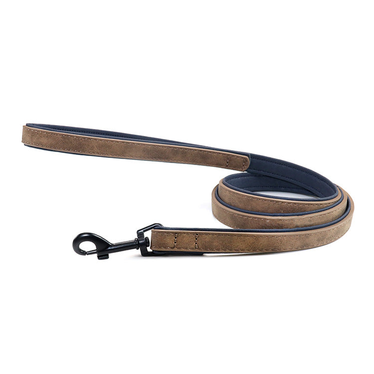 Pet Dog Leather Leash Pull-resistant