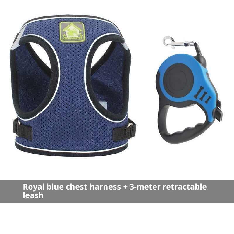 Breathable Cat Walking Leash Anti-escape Vest