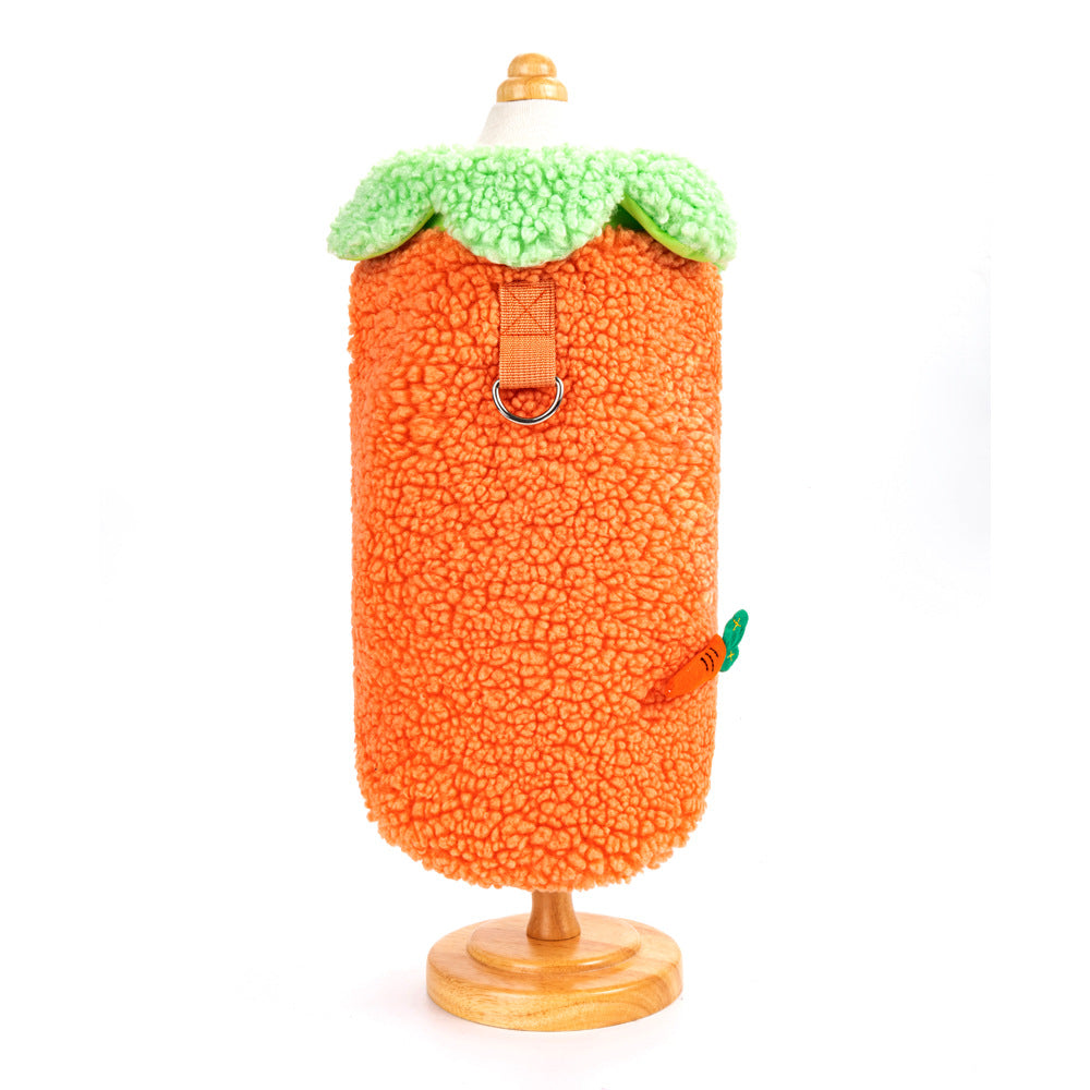 Lotus Leaf Lace Warm Pet Clothes