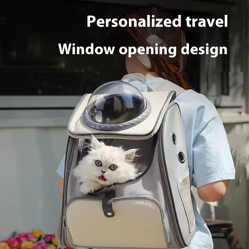 Outing Carry Bag Breathable Backpack For Pets
