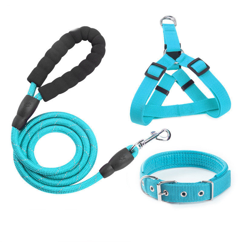 Reflective Pet Dog Leash Collar Set