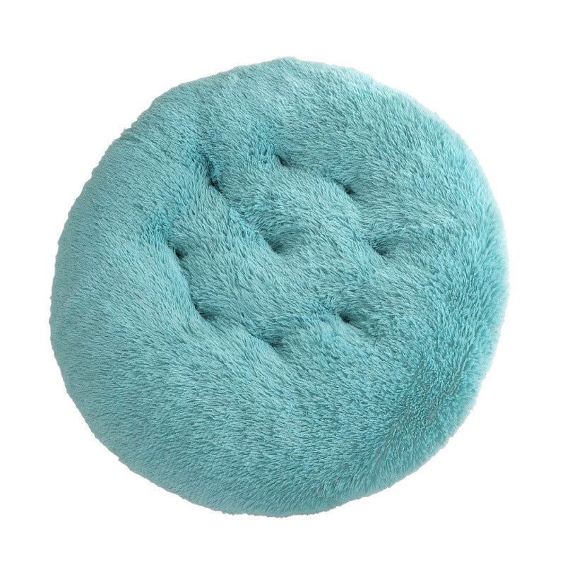 Round Pet Mat Dog Bed Plush Warm