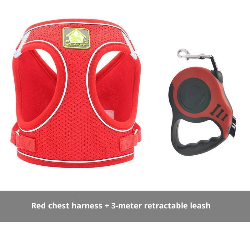 Breathable Cat Walking Leash Anti-escape Vest