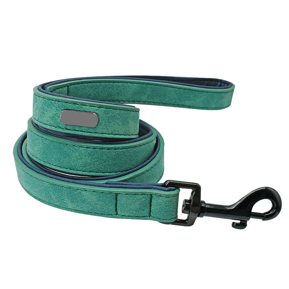 Pet Dog Leather Leash Pull-resistant