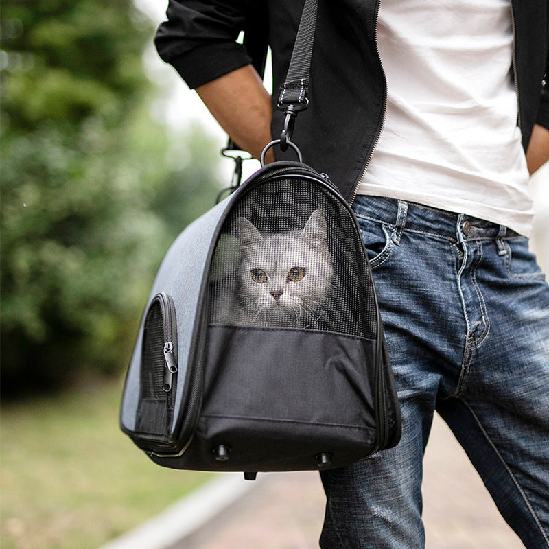 Foldable One-shoulder Portable New Pet Bag