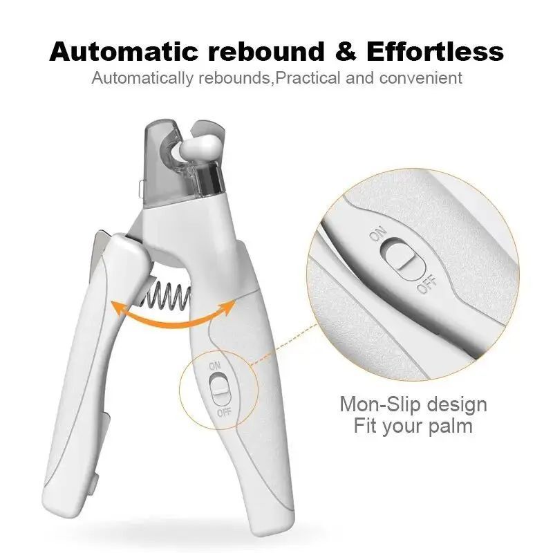 Pet Nail Clippers With Light For Dogs And Cats