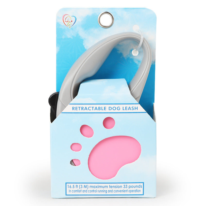 Two-color Small And Medium Pet telescopic Leash