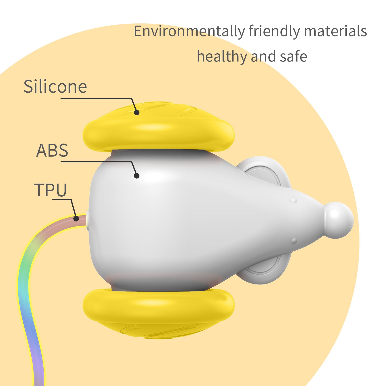 Interactive Toy For Cats Simulation Mouse