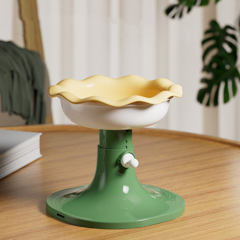 Lifting Ceramic Cat Feeding Bowl Pet Tableware