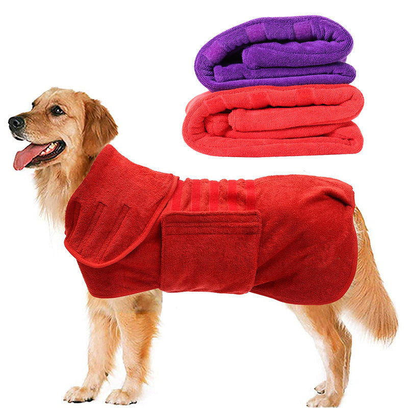 Pet Super Absorbent Fiber Bath Towel