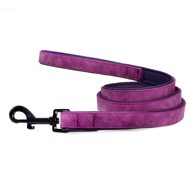 Pet Dog Leather Leash Pull-resistant