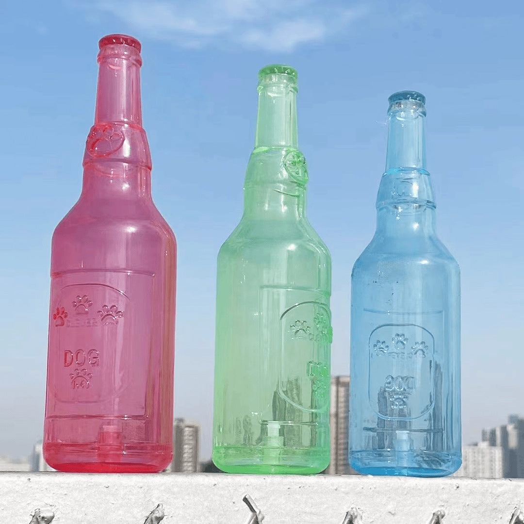 Water Bottle Dog Toy Squeaky Dog Toys