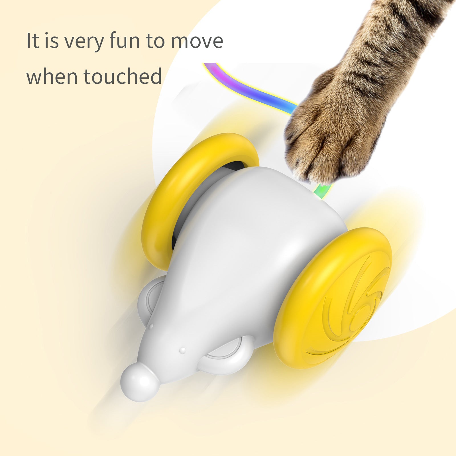 Interactive Toy For Cats Simulation Mouse