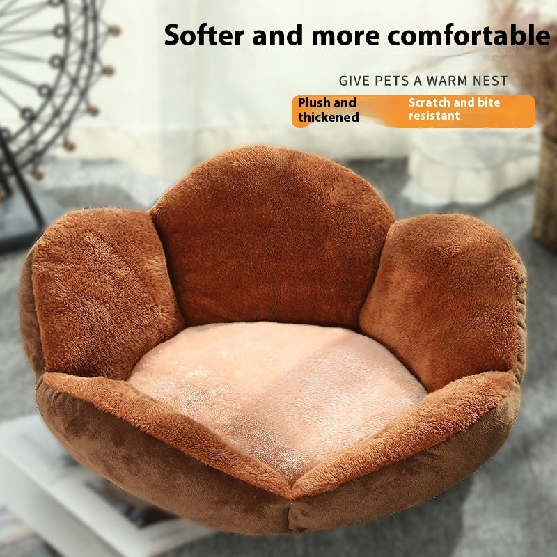 Internet Celebrity Dog's Paw Cat Nest Dog Bed