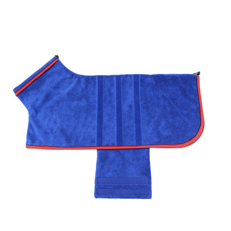 Dog Bathrobe Pet Bath Cat Towel