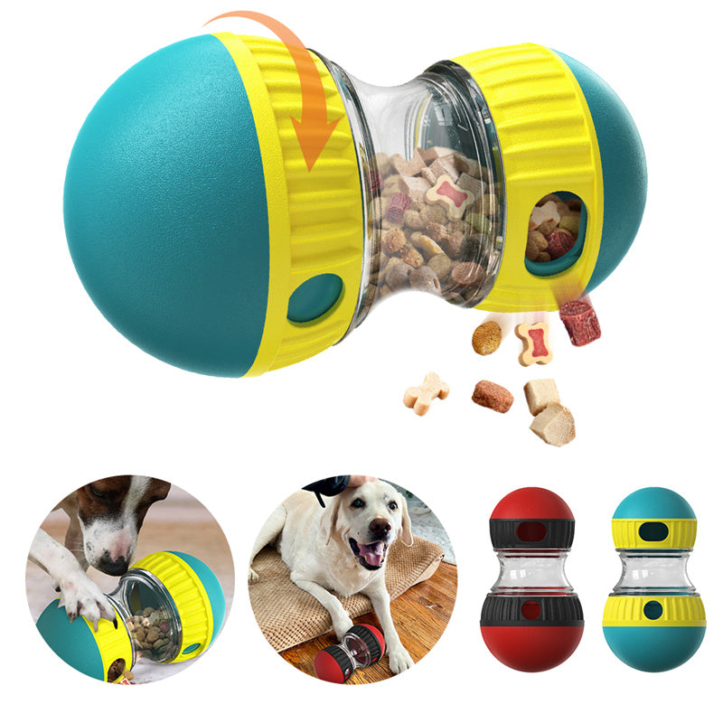 Food Dispensing Dog Toy Tumbler Leaky Food
