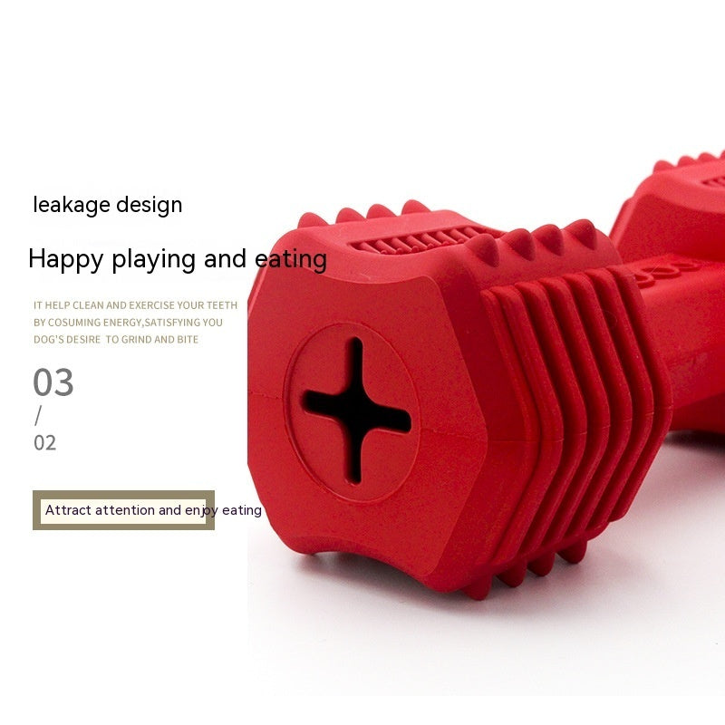 Pet Toy Dog Rubber Food Leakage Toy