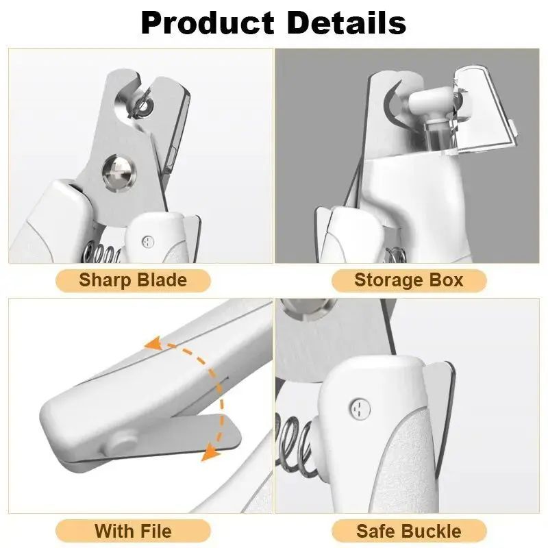 Pet Nail Clippers With Light For Dogs And Cats